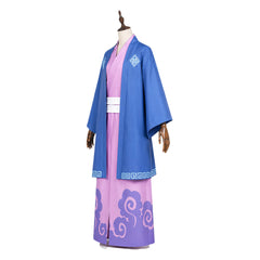 Cecilus Segmunt Blue Pink Kimono Set Outfits Halloween Cosplay Costume