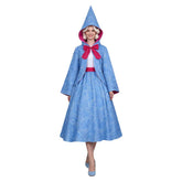 Cinderella Fairy Godmother Blue Dress Set Outfits Cosplay Costume Halloween Carnival Suit