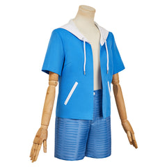 City The Animation (2025) Nagumo Midori Blue Jacket Trousers Set Outfits Cosplay Costume