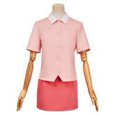 City The Animation (2025) Niikura Pink Shirt Skirt Set Outfits Cosplay Costume