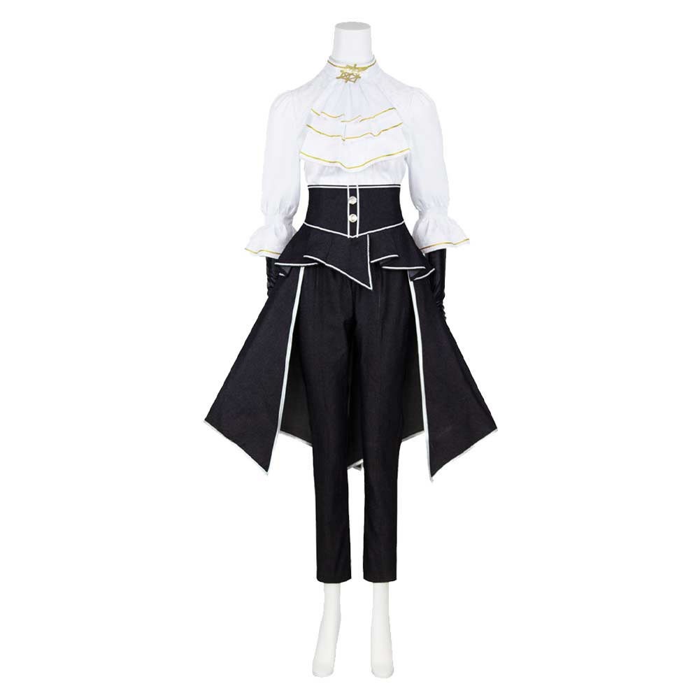 Clair Obscur: Expedition 33 (2025) Maelle Alicia White Black Set Outfits Cosplay Costume