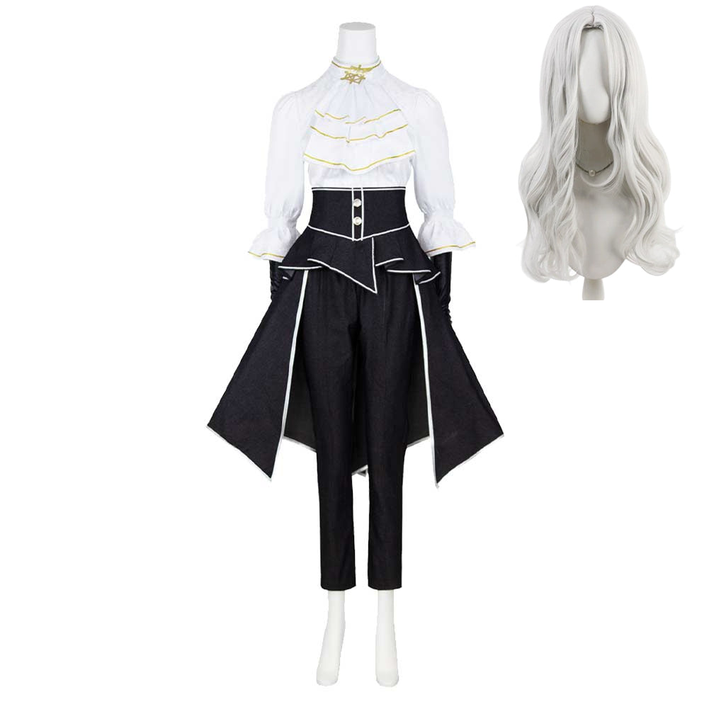 Clair Obscur: Expedition 33 (2025) Maelle Alicia White Black Set Outfits Cosplay Costume