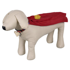 Clark Kent Red Cape Cloak Pet Dogs Outfits Cosplay Costume Halloween Suit