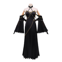 Code Geass C.C. Black Dress Gown Cosplay Costume Halloween Suit
