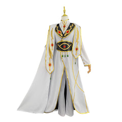 Code Geass Lelouch Emperor White Set Outfits Cosplay Costume