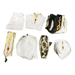 Code Geass Lelouch Emperor White Set Outfits Cosplay Costume