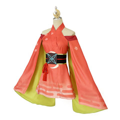 Cosmic Princess Kaguya (2026) Kaguya Orange Kimono Dress Set Outfits Cosplay Costume