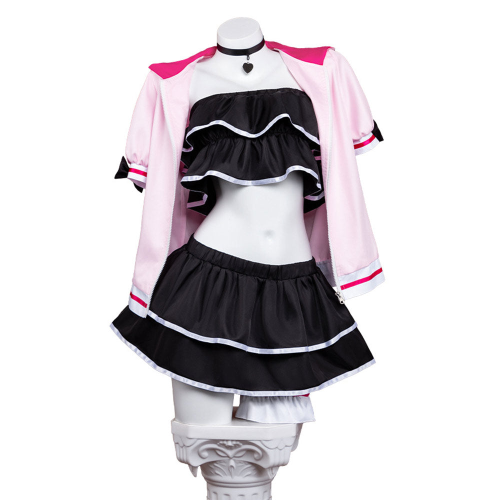 Cosmic Princess Kaguya (2026) Noi Komazawa Black Pink Swimwear Outfits Cosplay Costume
