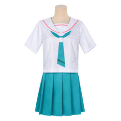 Cosmic Princess Kaguya (2026) Sakayori Iroha White Blue School Uniform Set Outfits Cosplay Costume