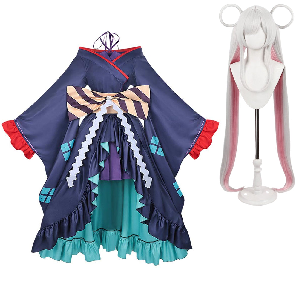Cosmic Princess Kaguya (2026) Yachiyo Runami Blue Kimono Dress Set Outfits Cosplay Costume