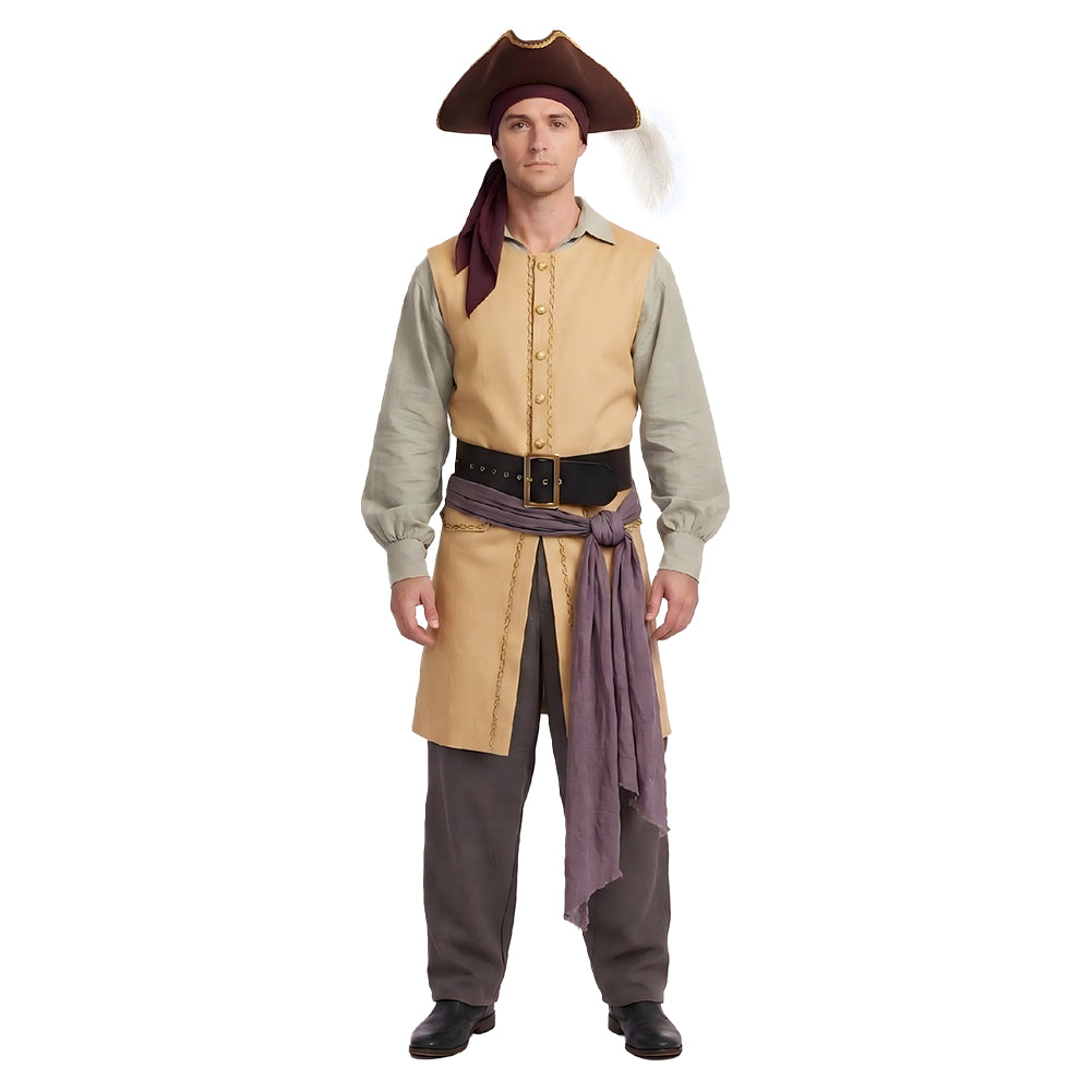 Cosplay Costume Halloween Carnival Party Suit Captaion Clark