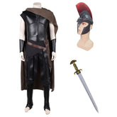 The Odyssey (2026) Odysseus Black Armor Cloak Set Outfits Cosplay Costume