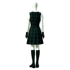 Coven Academy (2026) Sasha Green Dress School Uniform Set Outfits Cosplay Costume