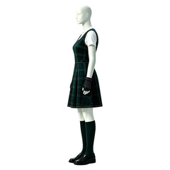 Coven Academy (2026) Sasha Green Dress School Uniform Set Outfits Cosplay Costume