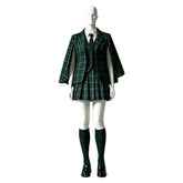 Coven Academy (2026) Briar Green Plaid School Uniform Set Outfits Cosplay Costume