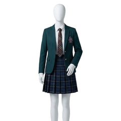 Coven Academy (2026) Briar Green School Uniform Set Outfits Cosplay Costume