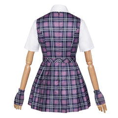 Coven Academy (2026) Briar Pink Plaid Dress School Uniform Outfits Cosplay Costume