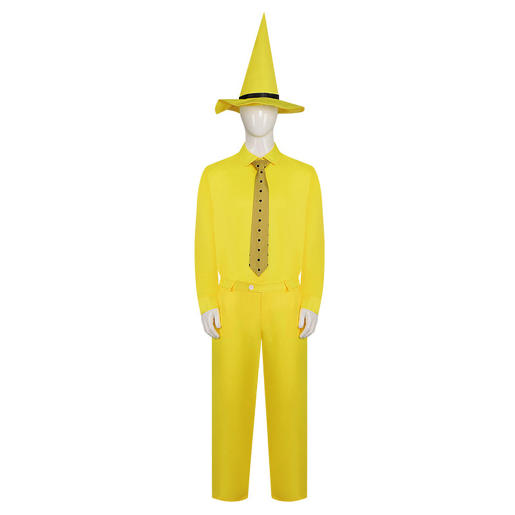 Curious George The Man With The Yellow Hat Suit Set Outfits Cosplay Costume