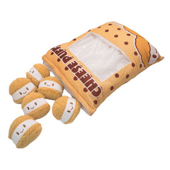 Cute Puff Snack Bag Pillow Cosplay Plush Toys Cartoon Soft Stuffed Dolls Mascot Birthday Xmas Gift - Original