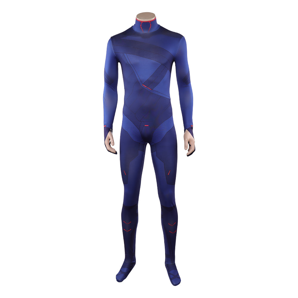 Cyberpunk: Edgerunners 2 (2026) D Blue Jumpsuit Outfits Cosplay Costume