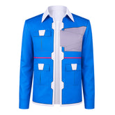 Cyberpunk: Edgerunners 2 (2026) D Blue White Jacket Outfits Halloween Cosplay Costume