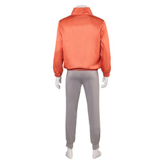 Dandadan (2024) Jiji Orange Jacket Set Outfits Cosplay Costume