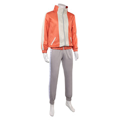 Dandadan (2024) Jiji Orange Jacket Set Outfits Cosplay Costume