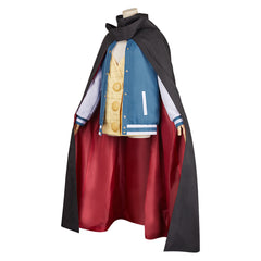 Dandadan (2024) Seiko Ayase Blue Jacket Cloak Set Outfits Cosplay Costume