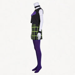 Danny Phantom Sam Manson Purple Green Set Outfits Cosplay Costume