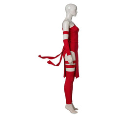 Daredevil Elektra Natchios Assassin Red Set Outfits Cosplay Costume Halloween Suit