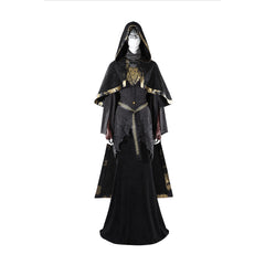 Dark Souls 3 Fire Keeper Black Dress Set Outfits Cosplay Costume Halloween Suit