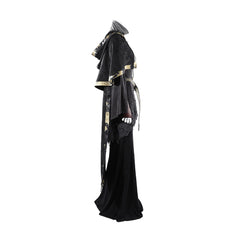 Dark Souls 3 Fire Keeper Black Dress Set Outfits Cosplay Costume Halloween Suit