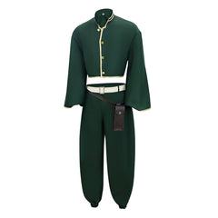 Dead Account (2026) Souji Enishiro Green Uniform Set Outfits Cosplay Costume