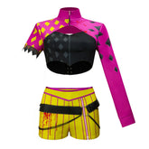 Dead By Daylight MiNA Pink Yellow Set Outfits Cosplay Costume Halloween Suit