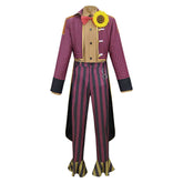 Dead By Daylight The Clown Kenneth Chase Purple Set Horror Outfits Halloween Cosplay Costume