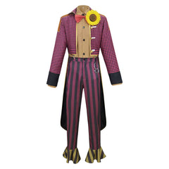 Dead By Daylight The Clown Kenneth Chase Purple Set Horror Outfits Halloween Cosplay Costume