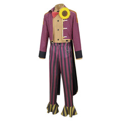 Dead By Daylight The Clown Kenneth Chase Purple Set Horror Outfits Halloween Cosplay Costume