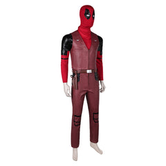 Deadpool & Wolverine (2024) Cowboy Deadpool Outfits Cosplay Costume Halloween Carnival Suit