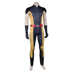 Deadpool & Wolverine (2024) Wolverine Black Jumpsuit Outfits Cosplay Costume Halloween Carnival Suit
