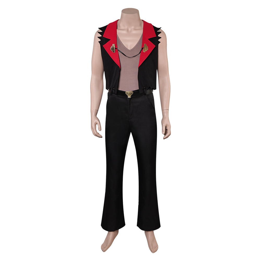 Dear Santa (2024) Satan Black Vest Set Outfits Halloween Cosplay Costume