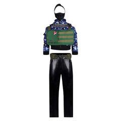 Delta Force Hackclaw Blue Green Set Outfits Halloween Cosplay Costume