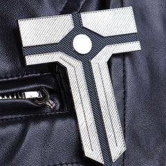 Delta Force The Warden Black Leather Set Outfits Cosplay Costume