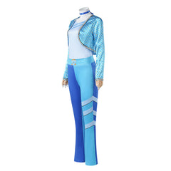 Descendants: The Rise Of Red (2024) Chloe Blue Outfits Cosplay Costume Halloween Carnival Suit