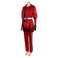 Descendants: The Rise Of Red (2024) Red Set Outfits Cosplay Costume Halloween Carnival Suit