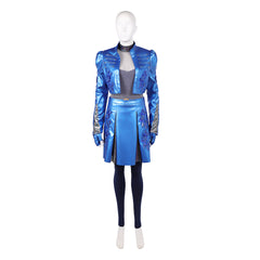 Descendants: Wicked Wonderland (2026) Chloe Blue Glitter Set Outfits Cosplay Costume