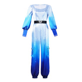 Descendants: Wicked Wonderland (2026) Chloe Blue Jumpsuit Set Outfits Cosplay Costume