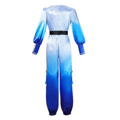 Descendants: Wicked Wonderland (2026) Chloe Blue Jumpsuit Set Outfits Cosplay Costume
