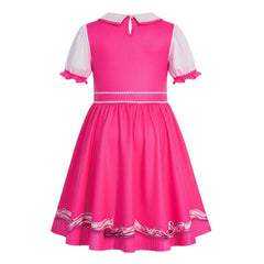 Descendants: Wicked Wonderland (2026) Pink Collar Dress Outfits Cosplay Costume