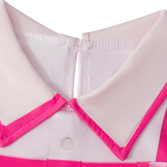 Descendants: Wicked Wonderland (2026) Pink Collar Dress Outfits Cosplay Costume