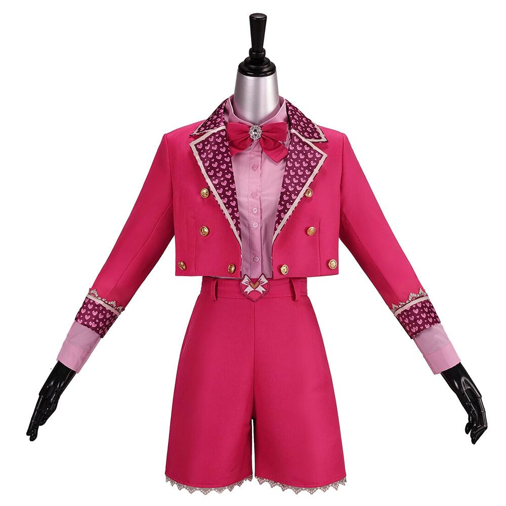Descendants: Wicked Wonderland (2026) Pink Top Shorts Set Outfits Cosplay Costume